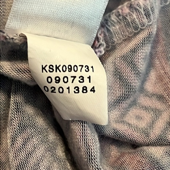 J. Jill Boho Geometric Purple and Blue Print Maxi Pull-On Skirt Size L - Picture 9 of 9